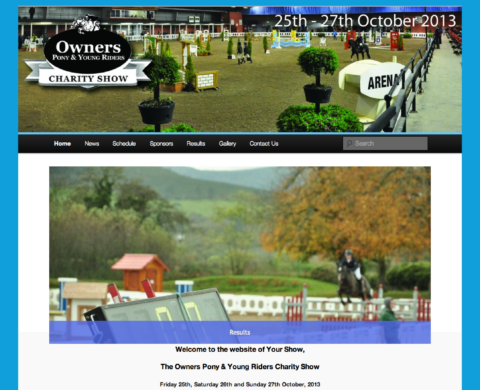Owners, Pony and Young Riders Charity Show