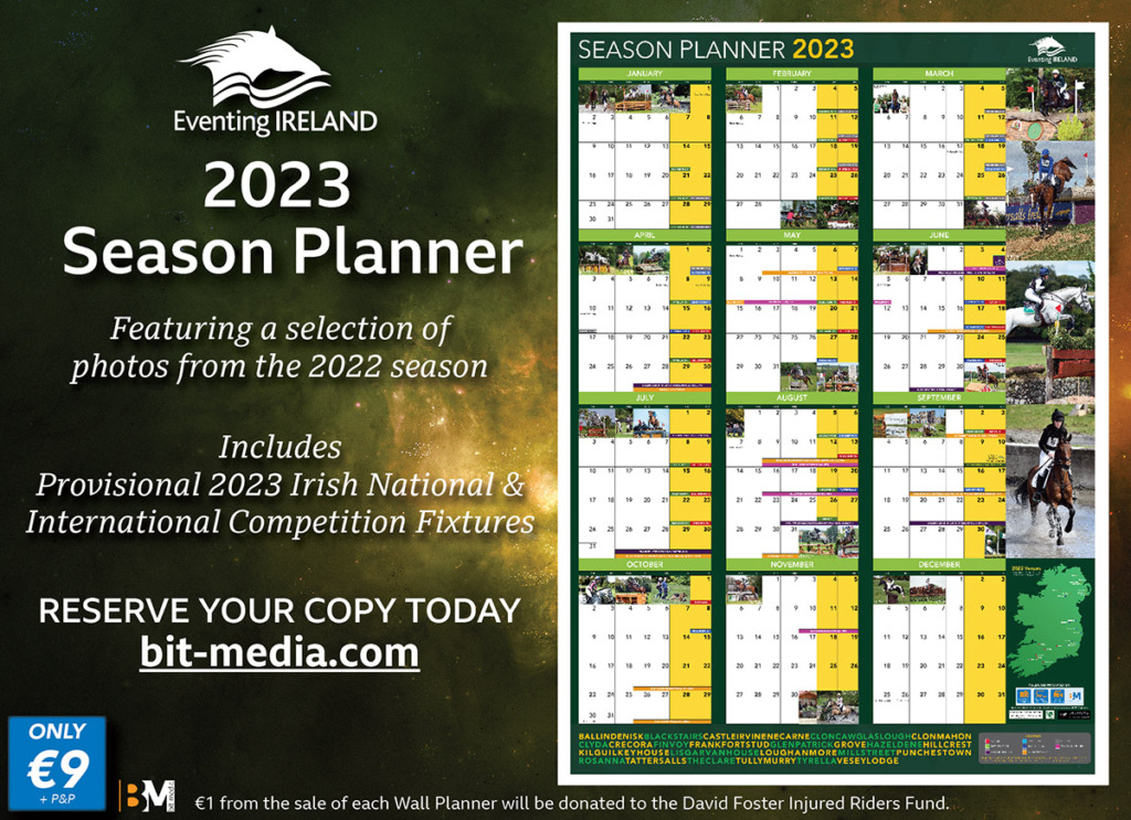 Eventing Ireland 2023 Season Planner